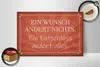 Holzschild Spruch 30x20cm Ein Wunsch ändert nichts Produktbild-Vorschau 3