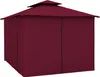 paramondo Comfort Gartenpavillon, 4 x 3 m, bordeaux + Wände Produktbild-Vorschau 4