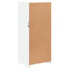 A side view of a white cabinet with a visible corkboard back. Podgląd zdjęcia produktu
