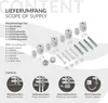 LuxeBath Iron EM designový kúpeľňový radiátor - 500 x 1000 Náhľad obrázku produktu 7