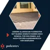 POLENTEX Aluminium Fußmatte für Türen mit Rahmen, 60x40 cm, Produktbild-Vorschau 4