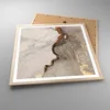 Gerahmtes Poster - Rahmen in heller Eiche - Stein Sand Produktbild-Vorschau 3