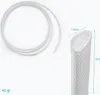 Intirilife guaina per cavi autobloccante tessuta in bianco Anteprima dell’immagine prodotto 2