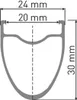 Dt Swiss Ar 1600 Spline 30 Db Disc Tubeless Produktbild-Vorschau 2