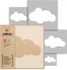 Schablonen Malen für Kinder, 5 Stück Set 9x9 cm bis 34x34 Produktbild-Vorschau 1
