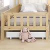 L-Baumhausbett aus Massivholz mit Schubladen und Regalen – Produktbild-Vorschau 7