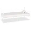 vidaXL Tagesbett-Rahmen Weiß Metall 90×200 cm Produktbild-Vorschau 7