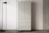 MINIO – Hoge kast met lades, model LOKET 70, kasjmierbeige Productafbeelding-voorbeeld 3