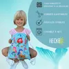 HECKBO Sac de sport fille motif sirène | Sac à cordon pour Voir les images du produit 3