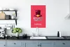 MuchoWow® Poster "Karneval" auf rotem Hintergrund 60x90 cm Produktbild-Vorschau 3