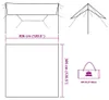 vidaXL Tarp zielony oliwkowy 306x306 cm wodoodporny Podgląd zdjęcia produktu 8
