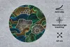 MuchoWow® Mauspad Mousepad Muster - Blumen - Glühen 40x40 Produktbild-Vorschau 3