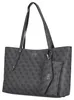GUESS HWLG9648240 BRENTON TOP ZIP TOTE Woman coal logo Produktbild-Vorschau 2