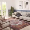 Tapis de salon Marron Beige Classique Ornement Floral 200 x Voir les images du produit 3