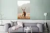 MuchoWow® Poster Hirsche - Wald - Nebel 80x120 cm - Produktbild-Vorschau 5