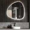 Unregelmäßiger asymmetrischer Spiegel mit LED Beleuchtung Produktbild-Vorschau 3