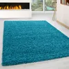 Teppich Wohnzimmer Hochflor Einfarbiges Design Langflor Produktbild-Vorschau 1