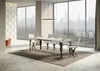 Ausziehbarer Tisch 90x160/264 cm Paxon White Ash Anthrazit Produktbild-Vorschau 3