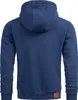 Stylische Herren Sweatjacke Petrolblau Größe L - Gr. L Produktbild-Vorschau 4