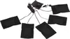 A set of five heating pads connected by wires to a central control unit. Náhled obrázku produktu