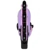 A top-down view of a pair of purple and pink inline skates against a white background. Produktbild-Vorschau