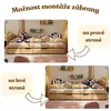 Dětská Postel Ania S Zábranou, Přihrádkou A Roštem | 160x80 Náhled obrázku produktu 13