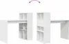 vidaXL Scrivania con ripiano Bianco 108 x 55 x 103,5 cm Anteprima dell’immagine prodotto 10