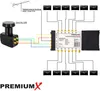 PremiumX Multischalter Set 5/12 Multiswitch SAT Quattro LNB Produktbild-Vorschau 2