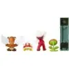 A collection of small Nintendo Super Mario figures and a plant. Produktbild-Vorschau