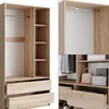Armoire à vêtements Vicco Elmo Sonoma 280x200cm Lot de 3, Voir les images du produit 6