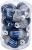 Christbaumschmuck Eicheln 4cm Glas 12 Stück - Nachtblau / Produktbild-Vorschau 7