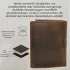 flevado Herren Vollleder Geldbörse Musterung RFID Schutz Produktbild-Vorschau 4