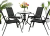 Runder Tisch Island 60Cm Mit 4 Stühlen Sofia, Schwarz Produktbild-Vorschau 12