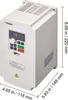 Inverter VEVOR VFD 5 PS, 4 kW, 8,5 A, ingresso 380 V a Anteprima dell’immagine prodotto 8