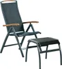 Inko Klappsessel Frisco mit Fußhocker Alu/Textilen Produktbild-Vorschau 2