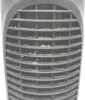Close-up of a black fan grille covered in dust. Podgląd zdjęcia produktu