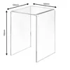 Dekobrücke aus Acrylglas in 100x150x100mm - Zeigis® / Produktbild-Vorschau 3