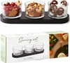 Zestaw miseczek do przekąsek - 4-elementowy - Nowoczesny - Podgląd zdjęcia produktu 5