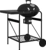 Outdoor Grill Mit Rad Schwarz 91 x 71 x 107 cm Metall Produktbild-Vorschau 4