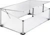 tectake® Doppel-Frühbeet aus Aluminium Aufbau im Produktbild-Vorschau 2