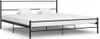 vidaXL Struttura letto in metallo nero 200×200 cm Anteprima dell’immagine prodotto 7