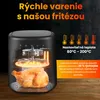 Extralink Air Fryer 4,2 l, teplovzdušná fritéza, 1300 W, Náhľad obrázku produktu 7