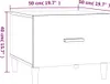 vidaXL Couchtische 2 Stk. Grau Sonoma 50x50x40 cm Produktbild-Vorschau 8