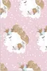 MuchoWow® Poster Einhorn - Rosa - Kinder - Rosa - Mädchen - Produktbild-Vorschau 1