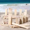 Holzwurfspiel Holz 12Spieler 22tlg. Outdoor Strand Kubb Produktbild-Vorschau 1