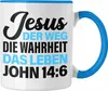 Trendation - Bibel Vers Tasse Jesus der Weg die Wahrheit Produktbild-Vorschau 1