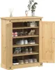 vidaXL Armoire à chaussures Corona 86x38,5x108 cm Pin Voir les images du produit 2