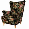 ANMIL Fauteuil, orenmodel, met kleurrijke bloemenprint, 80 Productafbeelding-voorbeeld 2
