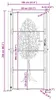 Vidaxl Portail 105x205 cm Acier Corten Arbre Design Voir les images du produit 7