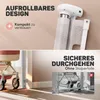 Aufrollbares Treppenschutzgitter weiß - kindersicheres Produktbild-Vorschau 4